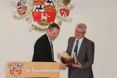 Markus Krmer wurde fr 25 Jahre Mitgliedschaft geehrt.